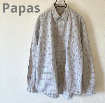 Papas 체크 셔츠