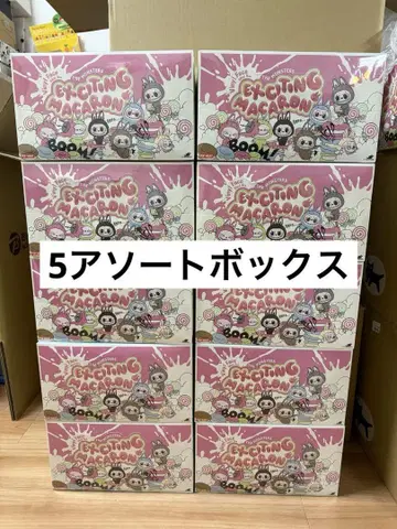 POPMART LABUBU 마카롱 5 모듬 박스