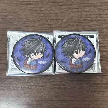 DEATH NOTE 캔뱃지 복권 L 2개 세트