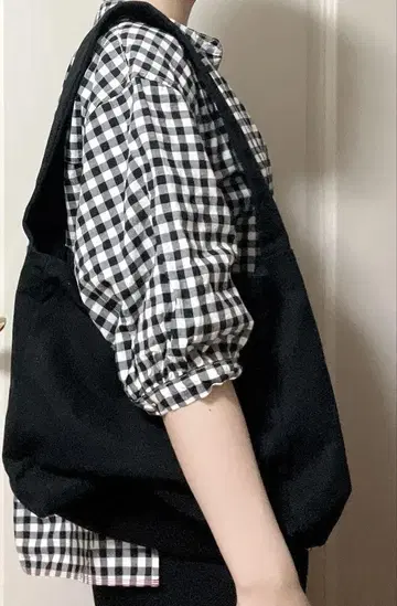 프렌치불 토트백 블랙