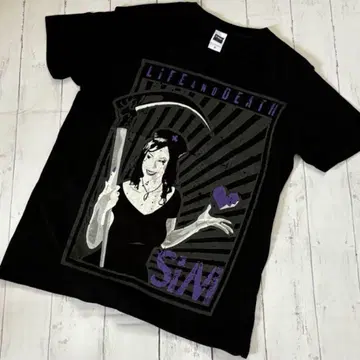 SiM LiFE AND DEATH 투어 티셔츠 2012 블랙 S