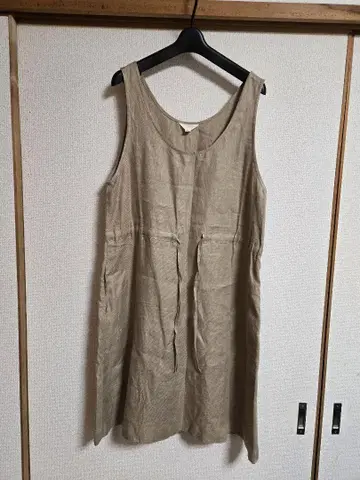 린넨 베이지 원피스