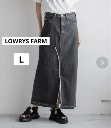 시착만 한 상품 LOWRYS FARM 데님 스커트