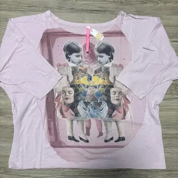 아차츄 천축 무희 프린트 티셔츠