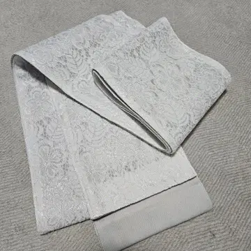 레이스 반폭 오비 화이트