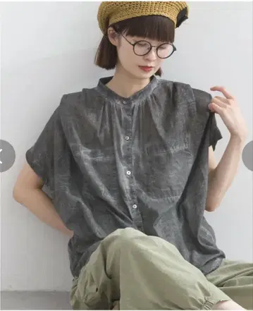 lupilien 루피리안 피그먼트 워시 돌먼 셔츠 인도 면
