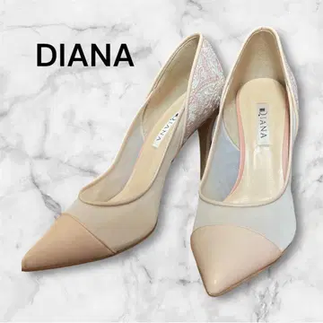 DIANA 다이애나 펌프스 스틸레토 레이스 자수 24.5