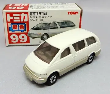 TOMY 빨간색 상자/중국산 토미카 도요타 에스티마/흰금 99