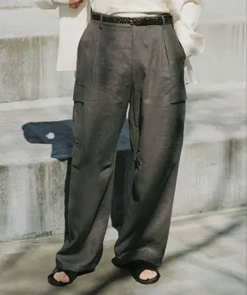 LIDNM LINEN CHINTZ BDU PANTS S 사이즈