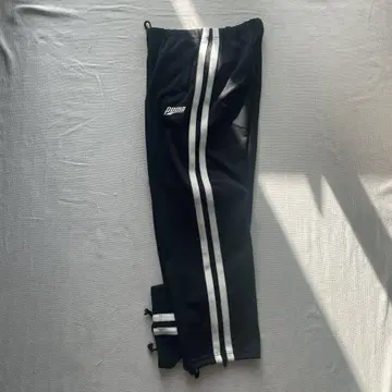 90s PUMA 히트 유니온 저리 이지 팬츠 블랙 블랙