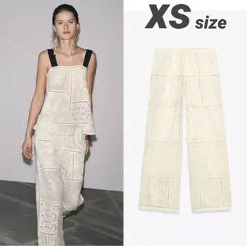 ZARA 자라 패치워크 자수 팬츠 xs ZW COLLECTION