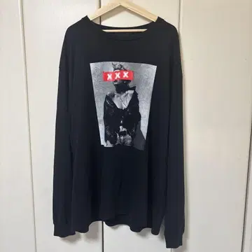 GOD SELECTION XXX 블랙 긴팔 티셔츠 XL
