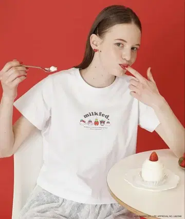 산리오 밀크 페도 티셔츠 MILKFED x SANRIO