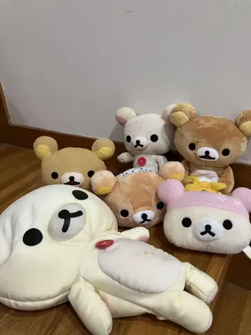 리락쿠마, 코리락쿠마 봉제 인형 6종 세트
