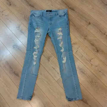 DOWBL 데미지 데님 청바지 46
