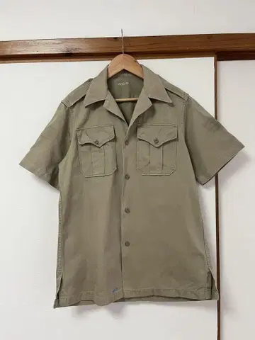 us army 60s 치노 셔츠 빈티지 스몰
