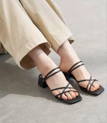 루타론 3.5cm 스퀘어 2WAY 샌들