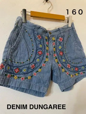 DENIM&DUNGAREE 숏 팬츠 자수 160