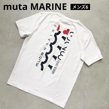 muta MARINE 무타 마린 로고 프린트 반팔 티셔츠 남성용 L