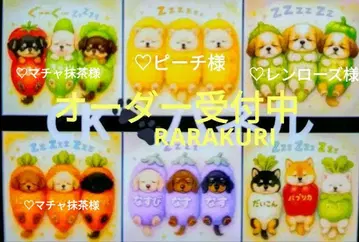 시즈, 치와와, 포메라니안, 시바견, 토이 푸들, 닥스 야채 패널 2