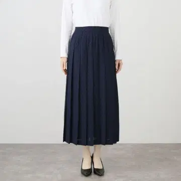 24AW 최신 이에나 플로키 도트 플리츠 스커트 M