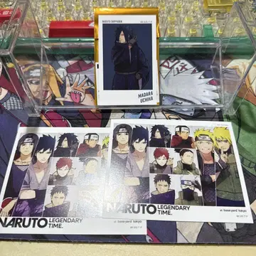 NARUTO 우치마 마다라 3종 혜택 카드 베이스 야드 도쿄