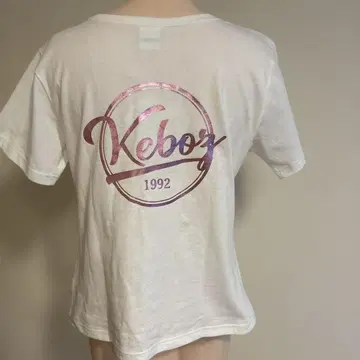 미사용 새상품 택 포함 Keboz 화이트 티셔츠