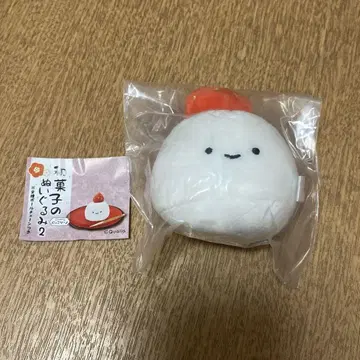 니코리노 일본 과자 봉제 인형 2 딸기 다이후쿠 딸기 다이후쿠