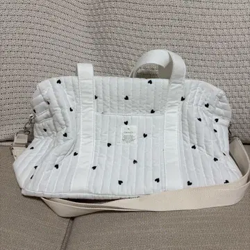 마더백 블랙 하트 무늬