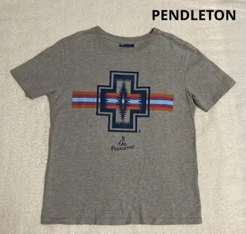 PENDLETON 펜들턴 네이티브 무늬 프린트 티셔츠 반팔 남성용 M