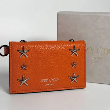 JIMMY CHOO 지미추 스터드 패스 케이스 카드 케이스 명함 지갑