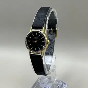 세이코 쿼츠 여성용 아날로그 시계 블랙 금 5421-0060