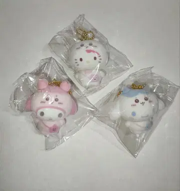 치이카와 산리오 플로키 마스코트 참 3종