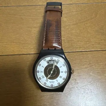 Swatch 아날로그 시계 자동 감기