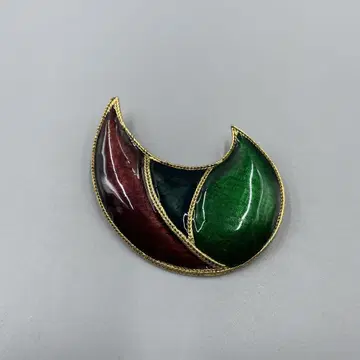 219 에나멜 삼색 브로치