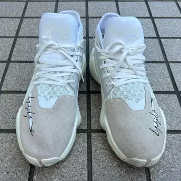 Y-3 하이컷 스니커즈 28cm 화이트 가죽