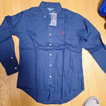 Ralph Lauren 네이비 버튼 다운 셔츠 M