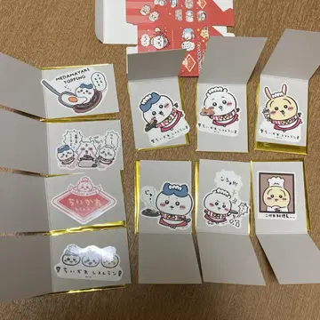 치이카와 레스토랑 클리어 스티커 치이카와 하치와레 토끼 10종