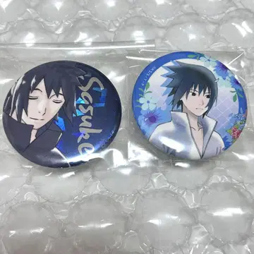 NARUTO 애니메이트 카페 난자 타운 캔뱃지 우치하 사스케