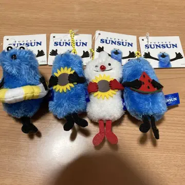 퍼펫 순순 봉제 인형 마스코트 4종 세트