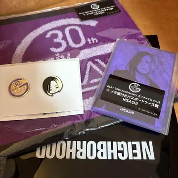GLAY 30th 엔터테인먼트 복권 Vol.2 핀즈 세트 HISASHI