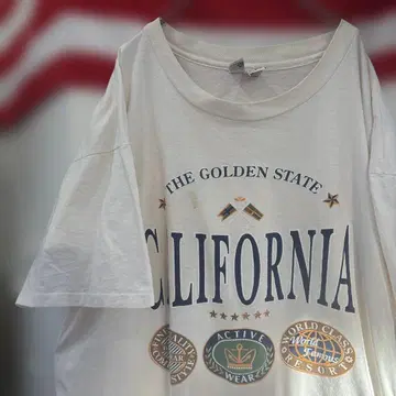 90s ANVIL 오버 사이즈 티셔츠 California