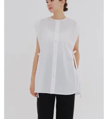 yori 웨지 라인 블라우스