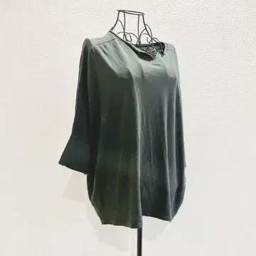 파드칼레 티셔츠 S 그린 돌먼 슬리브 일본제 면100% 심플