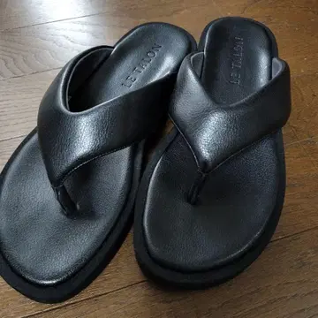 LE TALON 블랙 플립플랍 LL 사이즈 25cm