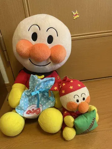 호빵맨 봉제 인형 대소 세트