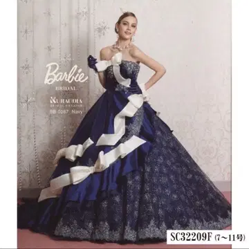 Barbie SC32209F 네이비 드레스 컬러 드레스