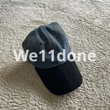 We11done 캡 데님 프리 사이즈
