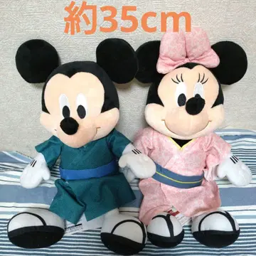 디즈니 미키 미니 기모노 봉제 인형 약 35cm