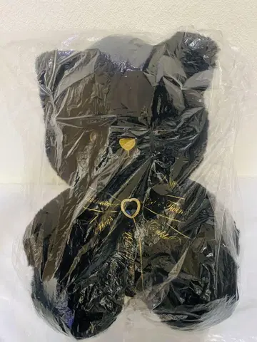 검은색 친구 봉제 인형 고양이